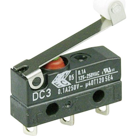 ZF DC3C-A1RC Mikroschalter DC3C-A1RC 250 V/AC 0.1 A 1 x Ein/(Ein) IP67 tastend 1 St.