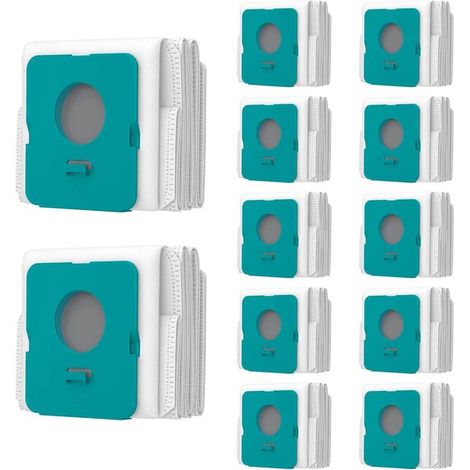 Lot de 12 sacs d'aspirateur compatibles Samsung VS20A95, VCA-SAE95 et VCA-ADB95, sacs de remplacement pour aspirateur, accessoires de nettoyage (1/5)
