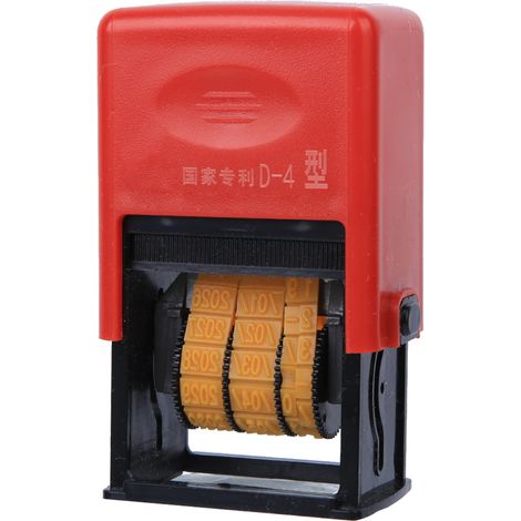 Machine de codage de date type D-4, étiquette pour sacs alimentaires, date réglable, machine d'impression manuelle de date (1/5)