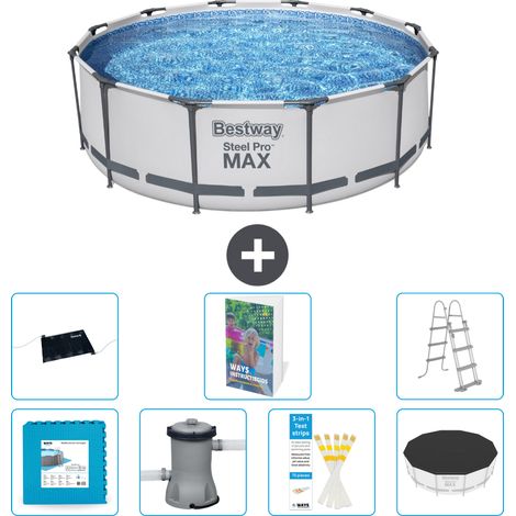 Bestway Piscina Bestway Steel Pro MAX Rotonda - 366x100 cm - 8-pezzi  S447 (1/5)