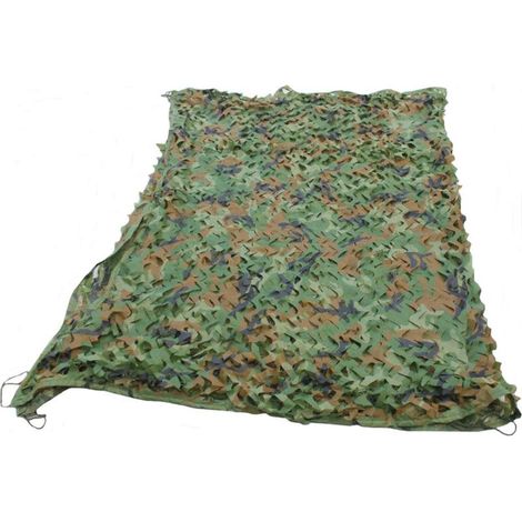 Filet de camouflage vert 48 mètres 1 filet de camouflage filet de camouflage pare-soleil filet de verdissement de montagne cryptage de maille (1/5)