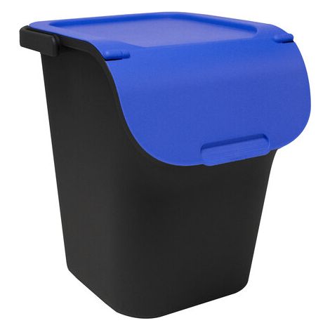 Poubelle De Tri Eda 40l Tri Sélectif Bicolore Intégré - Eda