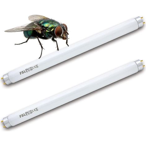 Ampoule de rechange FSL T8 F10W BL pour lampe anti-moustiques, tube UV de 34,5 cm pour lampe anti-moustiques/insectes de 20 W (2 pièces) (1/5)