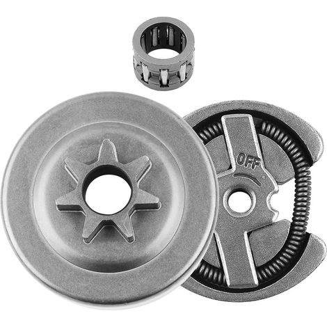 Kit d'embrayage pour tronçonneuse Husqvarna 36 41 136 137 137E 141 142 141Le 142E, 530014949 530015611 530047061 530015907 5300321199 (1/5)