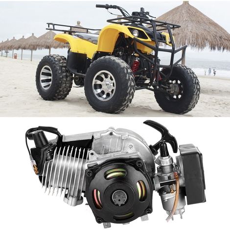 Moteur 2 temps 49 cm3 à démarrage manuel pour mini quad/moto tout-terrain/buggy (1/5)