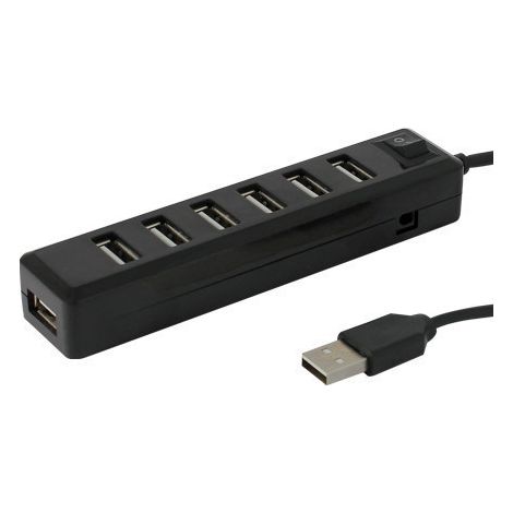 Hub USB 2.0 Hi-Speed 7 ports portable - FUJIONKYO - 423230