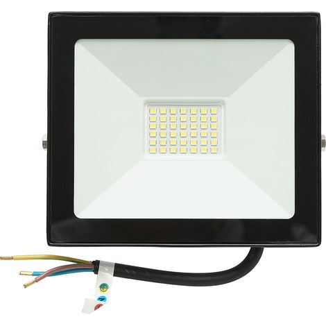 Proiettore LED da 30W, 6400K, 2700lm, alimentazione 220-240V, 140x121x26mm, IP65 Breckner Germany (1/4)