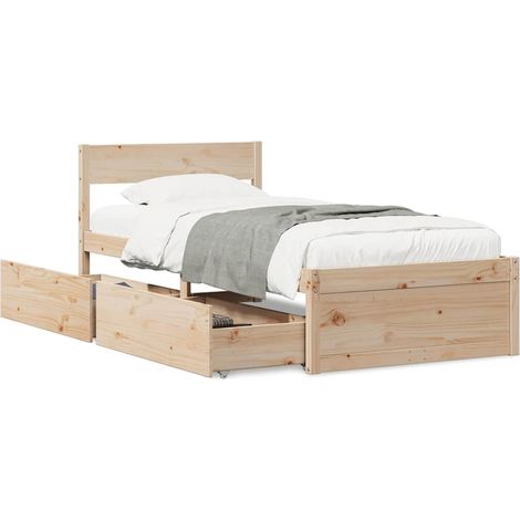 Maison Exclusive - Estructura de cama sin colchón madera maciza d (1/5)