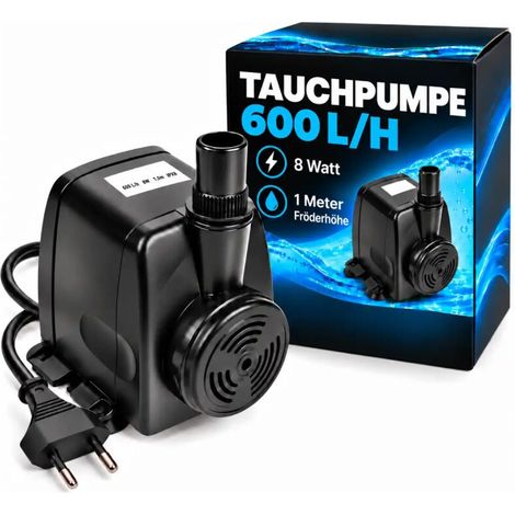 pompe de circulation 600 L/heure – pompe immergée per hydroponie & irrigazione (1/5)