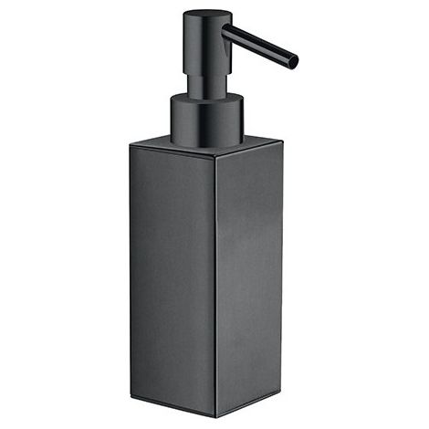 Distributeur Savon Liquide Quattro A Poser Chrome Noir Brosse - CRISTINA ONDYNA QU72775
