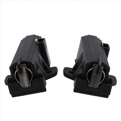 Brosse de charbon moteur pour machine à laver, jeu de balais carbone électriques, pièce de rechange universelle, remplacement facile, 2 pièces, compatible lave-linge, haute durabilité (1/5)