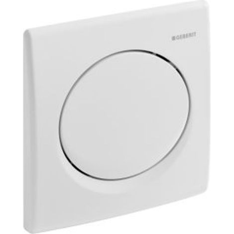 Geberit Samba Placa accionamiento para control de urinario con descarga neumática: blanco alpino, material=plástico, 241319111