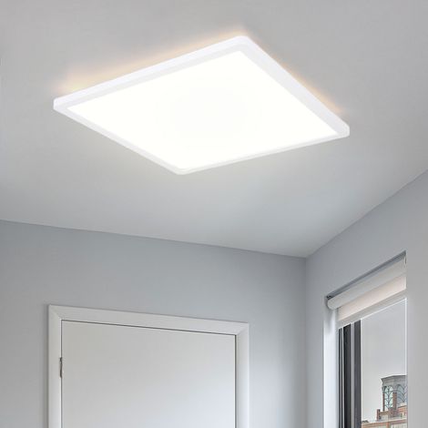 Lampada da soffitto Lampada da soffitto retroilluminazione lampada soggiorno, plastica bianco opalino, funzione memory, LED 24W 2300lm 3000K, A 2,5cm (1/5)