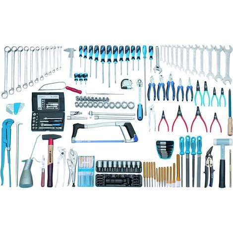 Gedore – Coffret multi-outils 179 pièces – Outils en acier au chrome vanadium – Pour travaux intensifs – Coffret de rangement inclus (1/5)