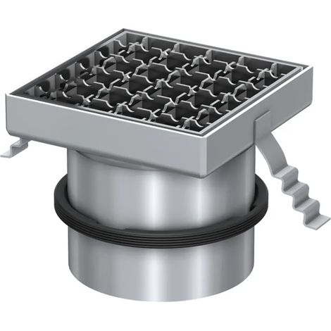 ACO Attacco Passavant 150x150/ L15 V2A/ antiscivolo/Griglia appoggiata liberamente, 5141.92.22