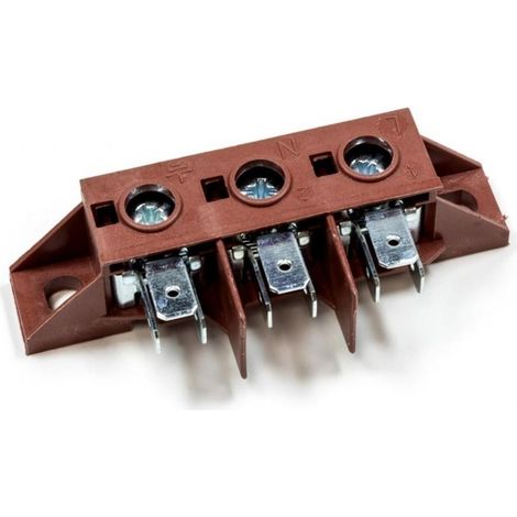 MORSETTIERA 3 POSTI PER CUCINE A GAS- FORNO BARBECUE TUTTI USI IN BAKELITE (1/4)