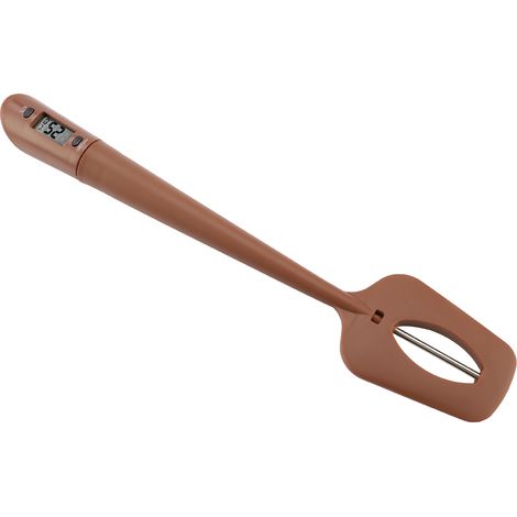 Racloir à café en silicone sûr et durable, thermomètre électrique, agitateur (1/5)