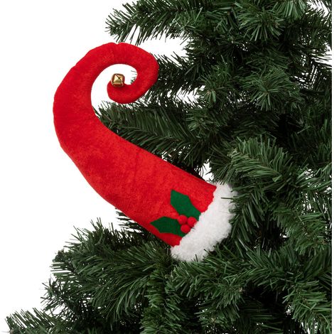 Déco de sapin Bonnet de Père de Noel flexible 75 cm - Feeric Christmas (1/2)