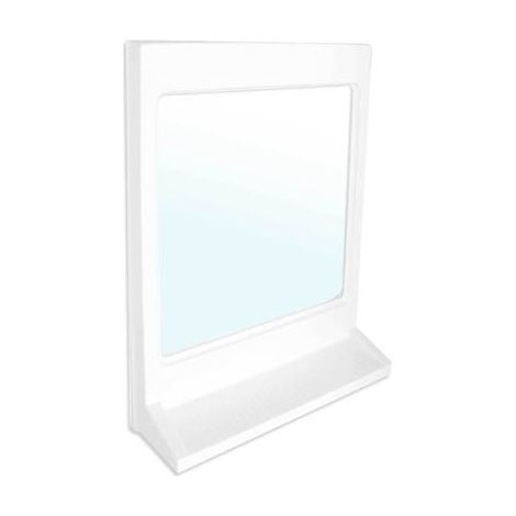 Specchio rettangolare con mensola dimensioni cm L. 37 x H. 50 modello athena