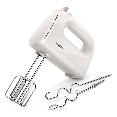 Philips Handmixer Weiß 5 Geschwindigkeiten Turbo