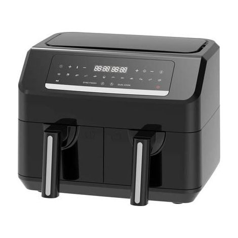 Frittura Smart Emerio AF-130376.1 Nera Doppio Bacino 7,2L
