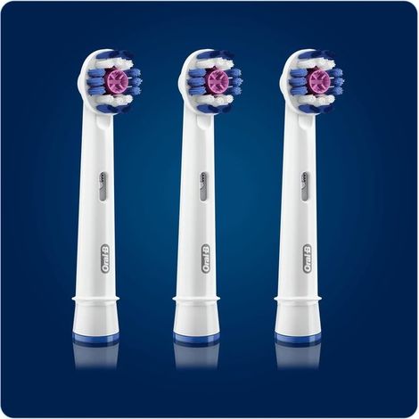 Braun Refill Eb18-3 Probright 3 Testine Ricambio Spazzolino Elettrico (1/2)