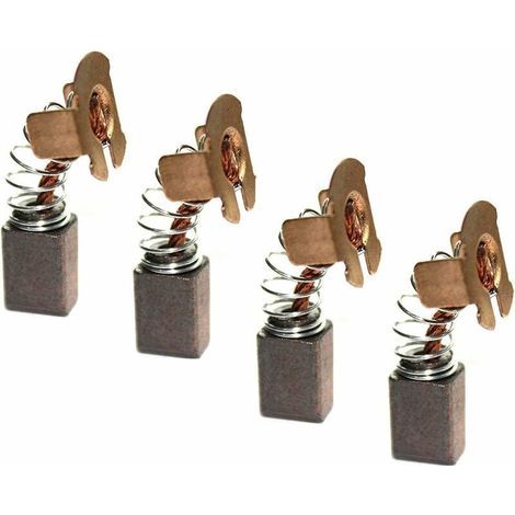 Set di 4 spazzole di carbone per motori compatibili con CB441 CB-441 CB-432 194435-6 BHR241 BHR202 BHR202Z, ricambi per utensili elettrici (1/4)