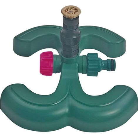 Arroseur de pelouse rotatif à 360 degrés pour arrosage automatique du jardin - Motif de pulvérisation configurable - Étanche - Base stable 181710 cm (1/5)