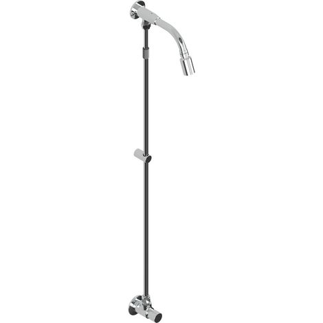 MODERN Wandmontierte, zeitgesteuerte externe Duscharmatur mit Kopfbrause Idral KSA20/31-30 Verchromt - Messing (1/2)