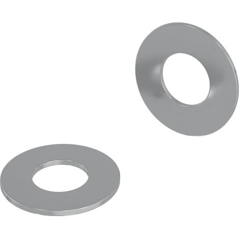 Washers 2 pcs Silver 16 x 16 x 1.5 cm Iron vidaXL
