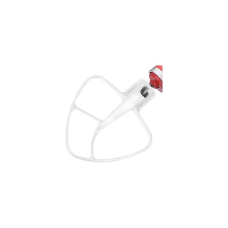 (Taille 4.5QT / 4.3 L) Batteur Plat K45B compatible pour KitchenAid K45 KSM75 KSM90 KSM103 KSM110 KSM150 KSM151 KSM152 KN15E1X Fouet Plat en Aluminium avec Revêtement Antiadhésif