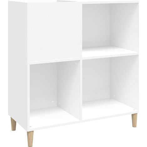 Plattenschrank Weiß 84,5x38x89 cm Holzwerkstoff vidaXL