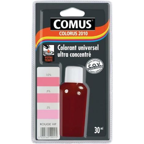 Colorus - ROUGE 30ml - Colorant Universel - COMUS (1/2)