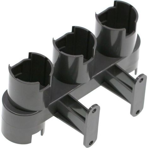 Support d'Accessoires Mural,Ensemble de Convertisseur d'Adaptateur pour Dyson V10 V8 V7, Remplacement Support de fixation pour Aspirateur Dyson Gris Fontainebleau (1/4)