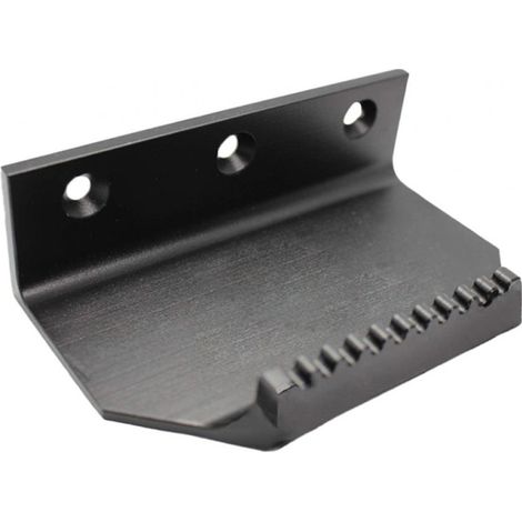 Abrepuertas de metal de gran calibre, de accionamiento manual o con el pie. Se instala en minutos para puertas sin cerradura en baños, hoteles u oficinas.