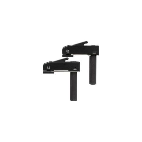 Verstellbare Holzbearbeitungsklemme – 20 mm – Loch für Hunde – 2 Schnellspannteile (20 mm Durchmesser) – Crezuo