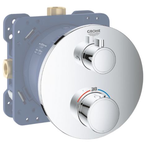 GROHE - Grohe Grotherm + Rapido SmartBox Mezclador empotrable Cuerpo empotrado