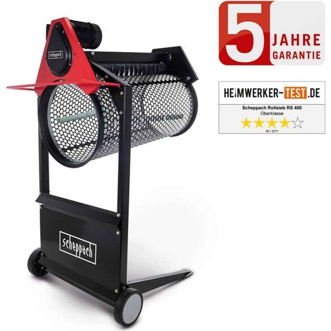ROLLSIEB GARTENROLLSIEB KOMPOSTSIEB 230V 360V SCHEPPACH RS400