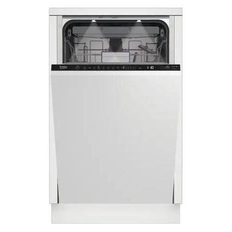 Beko BDIS38040A integrierbarer Geschirrspüler Edelstahl 45 cm