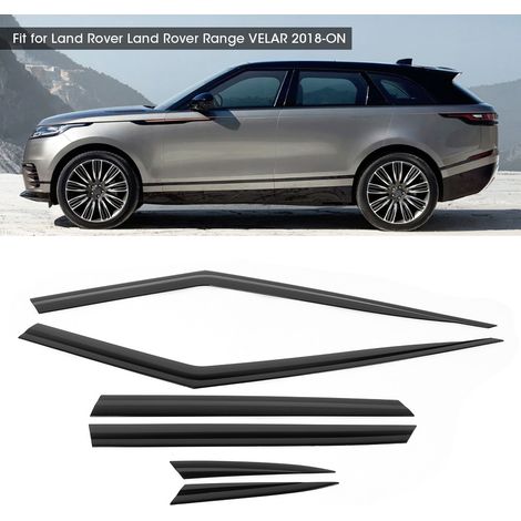 Déflecteurs de pluie noirs pour Land Rover Range Velar 2018 - ON, lot de 6 (taille surdimensionnée) (1/5)