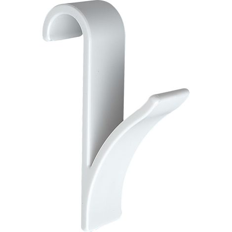 Wenko 681601 Pack de 2 Ganchos para radiador toallero blanco (por 6) (1/5)