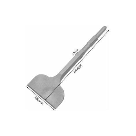 Burin, broche et ciseau de maçon Burin Plat 17x100 X 280mm - Idéal Pour Enlever Le Béton Et La Maçonnerie - Sds Hexagol Extra Hardened Tip - Burinage Avec Un Marteau De Démolition Burin - Burin De Bê