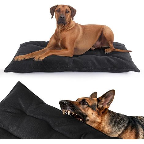 Panier Indestructible pour Chien – Tapis Lavable et résistant à la Mastication pour Petits Chiots – Noir – 43,2 x 58,4 cm (1/5)