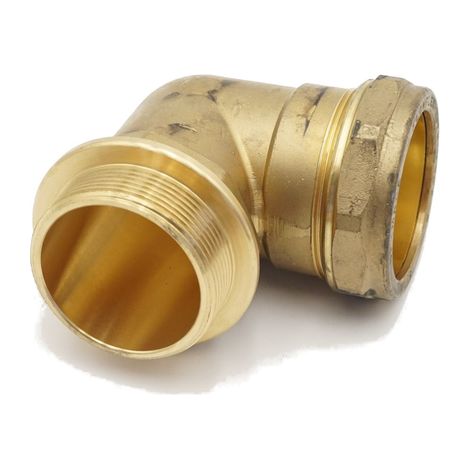 PrimaPlus 54mm x 2" Male Brass Compression Elbow Fitting (1/3)