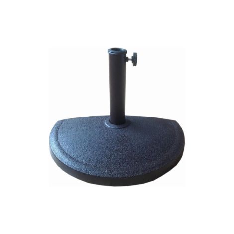 Base pour parasol mural de jardin exte'rieur 48 cm en polyre'sine pour mats 36 a' 48 mm