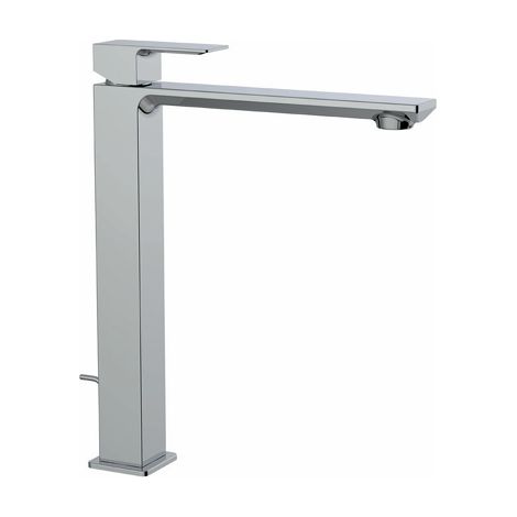 Miscelatore lavabo prolungato con scarico automatico 1"1/4G Paffoni serie Elle EL085HCR  Cromato - Ottone