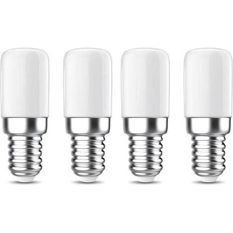 Ampoule LED E14 1,5 W, 150Lm Blanc Froid 3000K, Ampoules à éConomie D'éNergie, pour RéFrigéRateur, Hotte Aspirante, Lot de 4 (1/4)