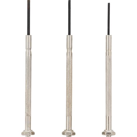 Lot de 3 tournevis de précision pour démontage de bracelet et mouvement de montre, outil de réparation horloger (1/3)
