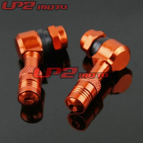 Motorcycle Modified Valve Scooter Valve Modified CNC Valve Valve Pump Valve 1 pair( Orange) (1/5)