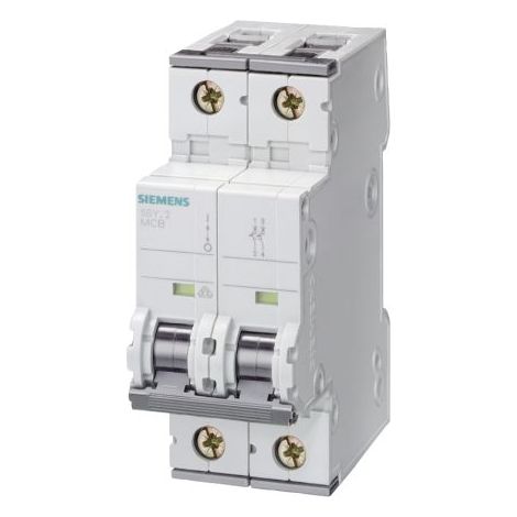 Disjoncteur Siemens 5SY4 1P+N, 10A, pouvoir de coupure 10 kA, montage rail DIN ( Prix pour 1 )
